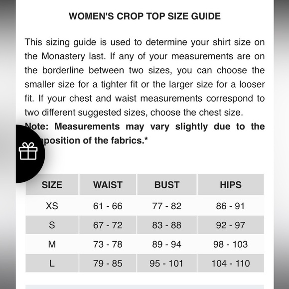 MONASTERY INVICTA CROP TOP BRIDAL ROSE SZ S - Picture 13 of 15